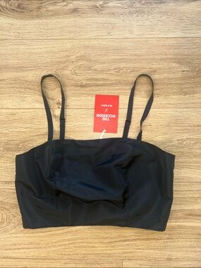 Occasion Black Satin Bralette